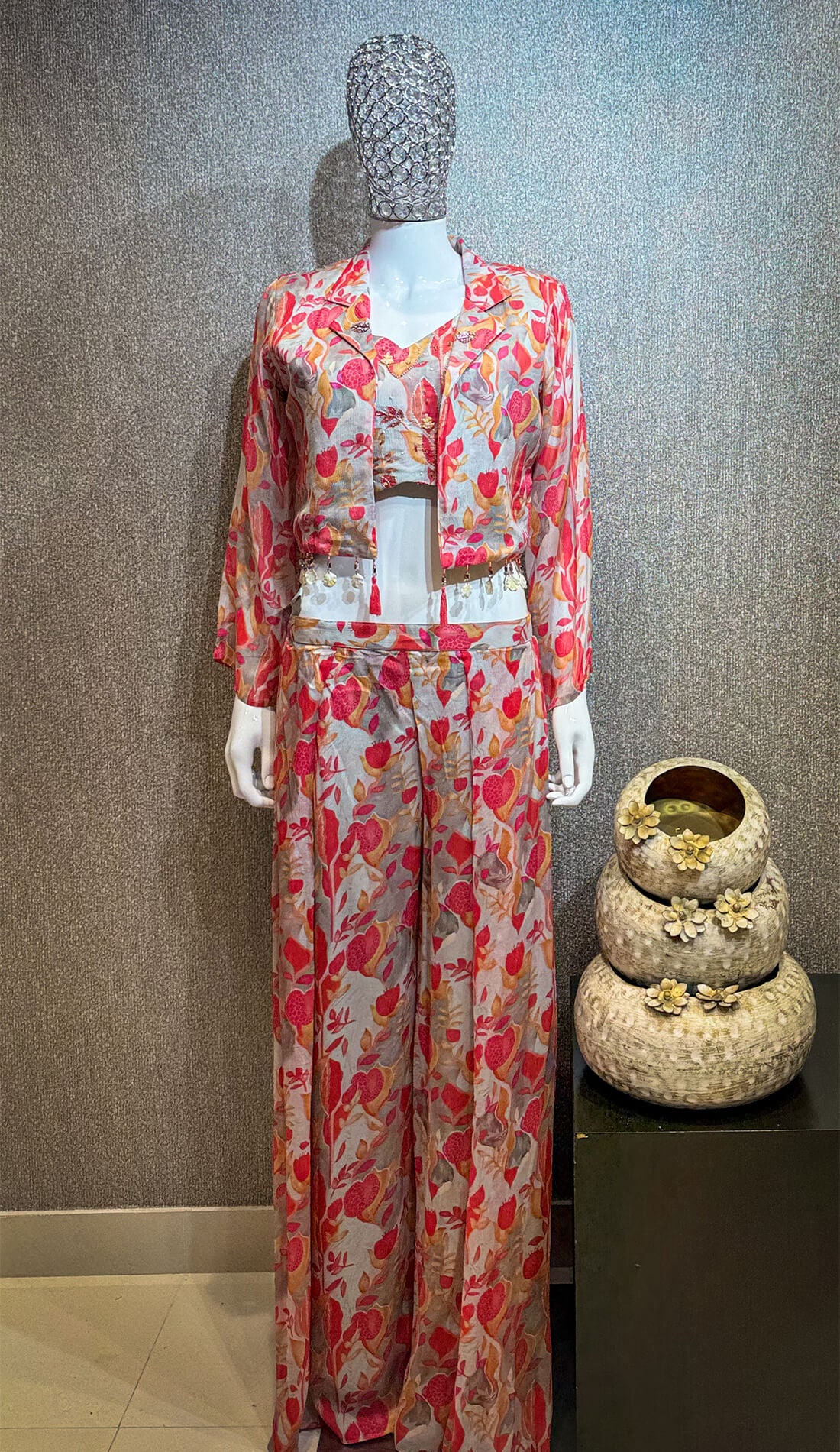 Crop Jacket 3-peice Set