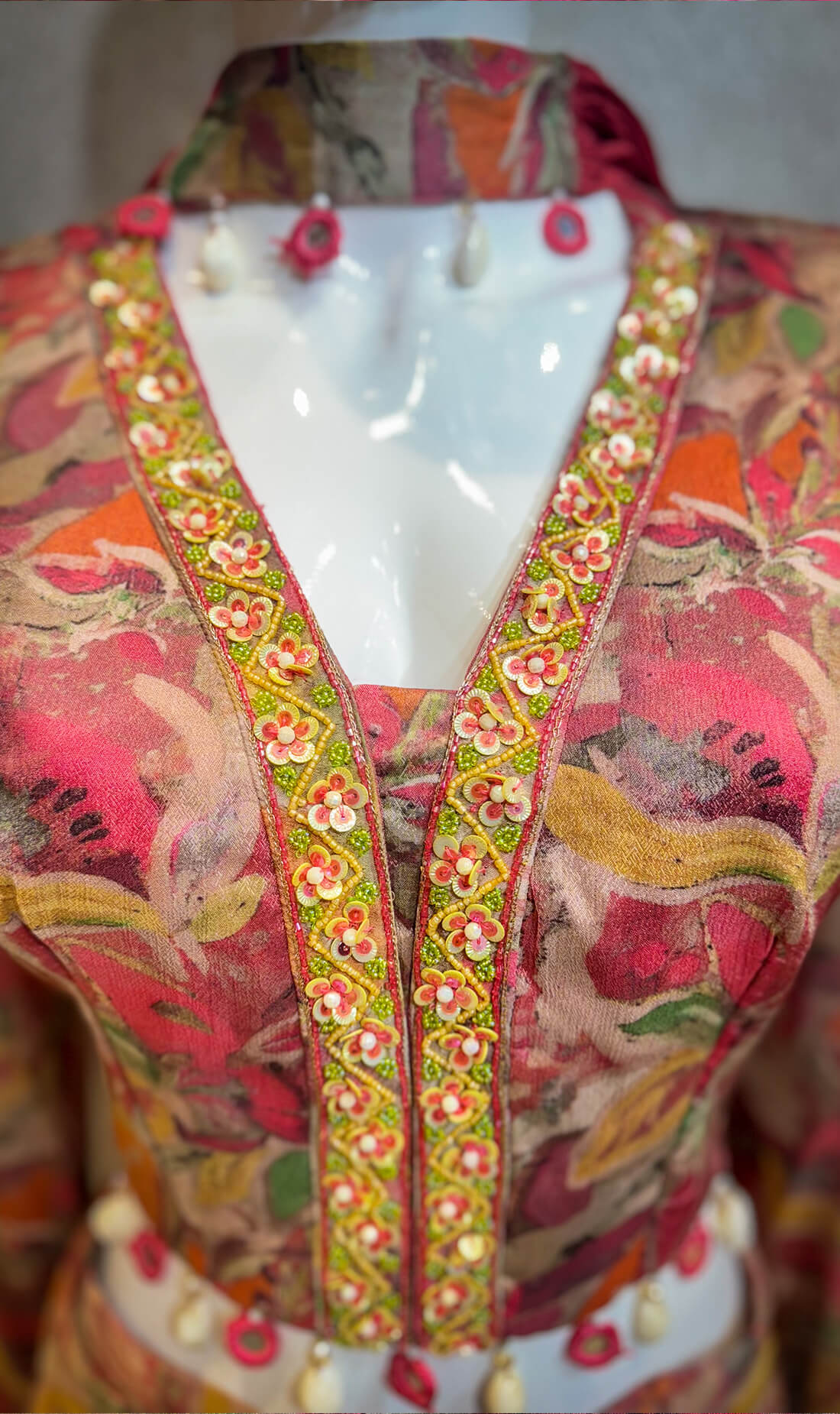 Crop Top Palazzo Dupatta Set
