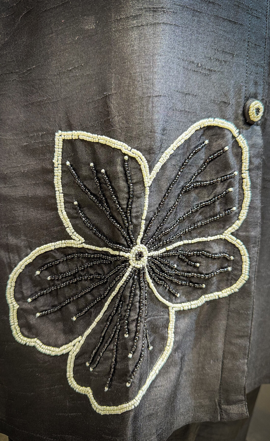 Embellished Hand Work - Black