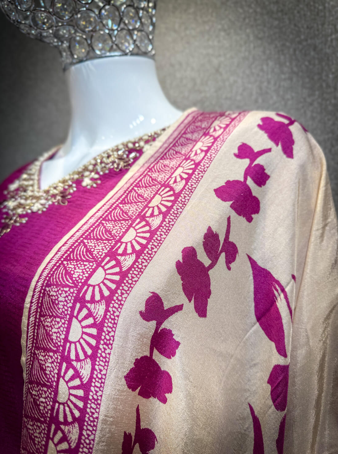 Embellished Work 3piece - Burnt Pink