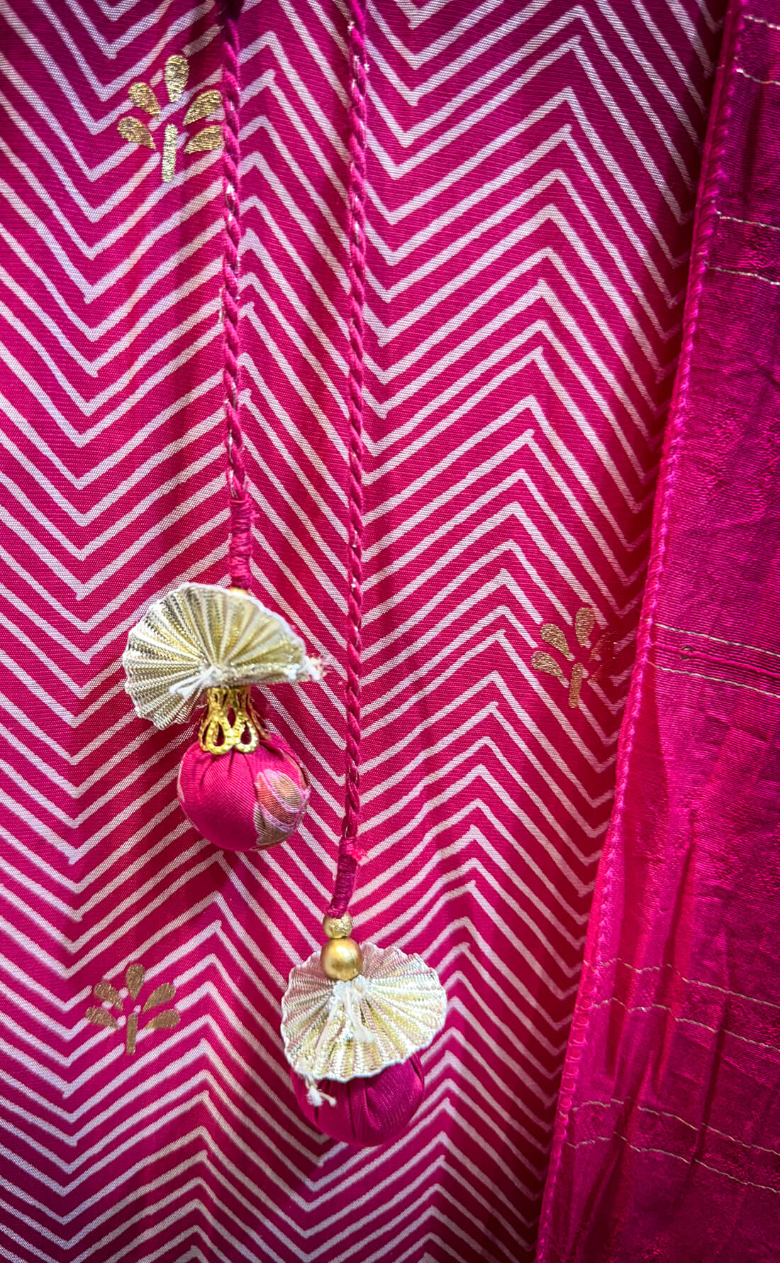 Embellished Work 3piece - Dark Pink