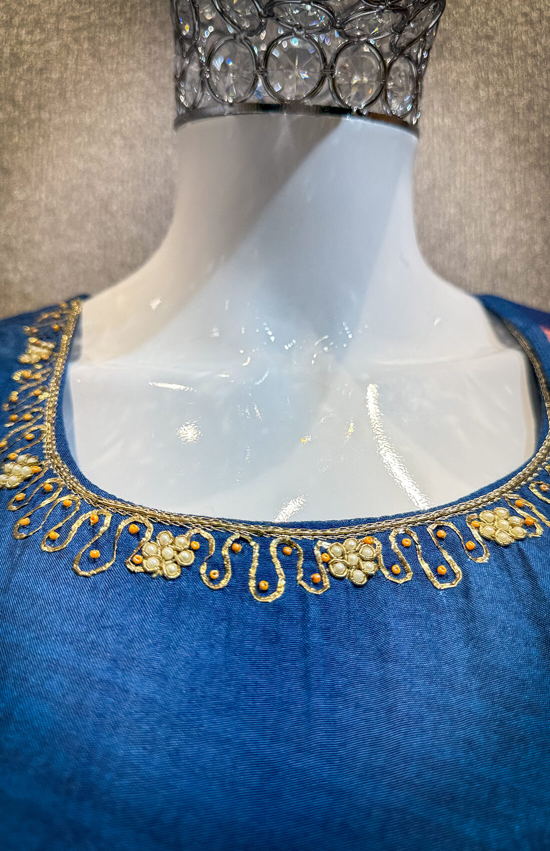Embellished Work 3piece -  Fun Blue