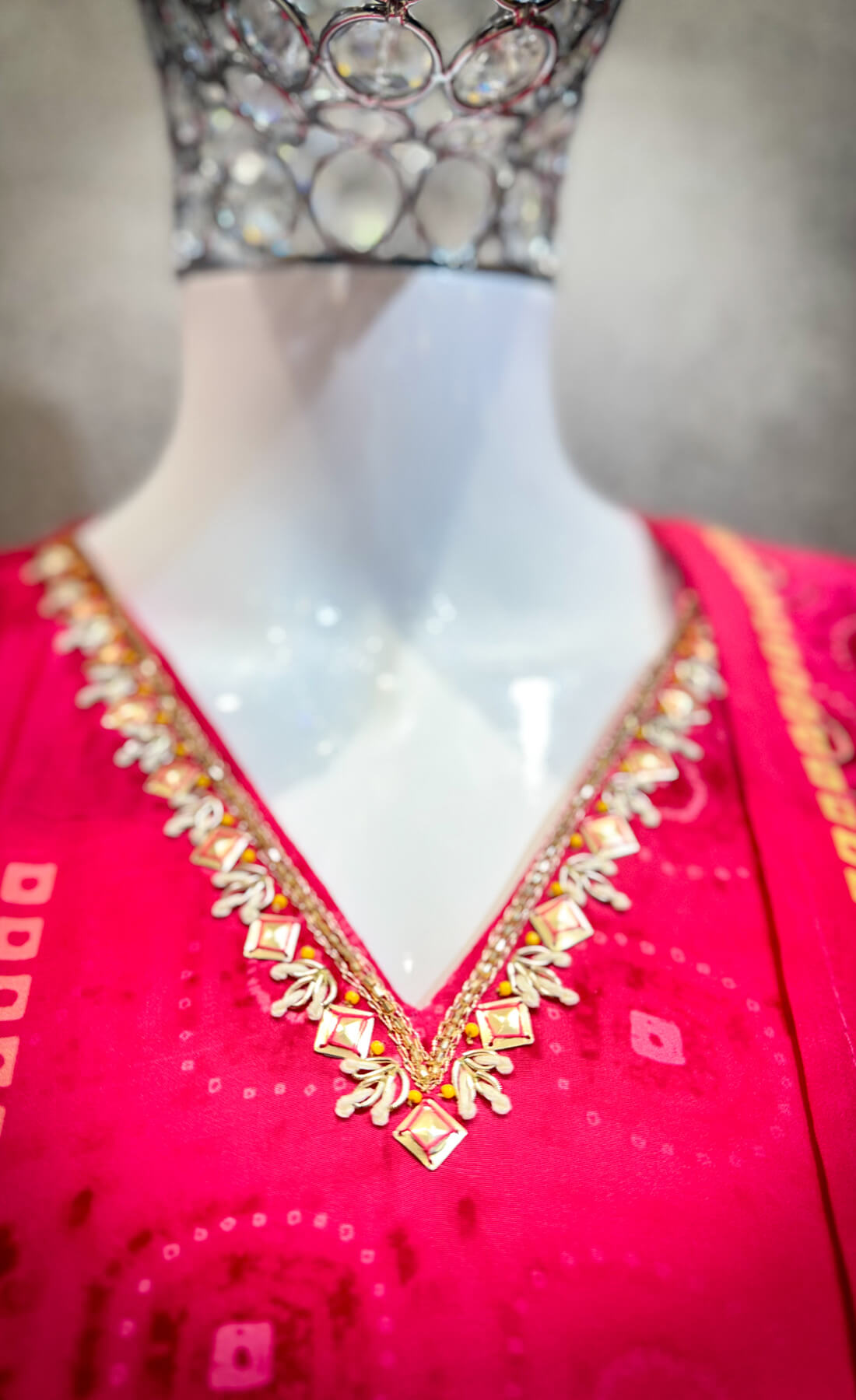 Embellished Work 3piece - Radical Red