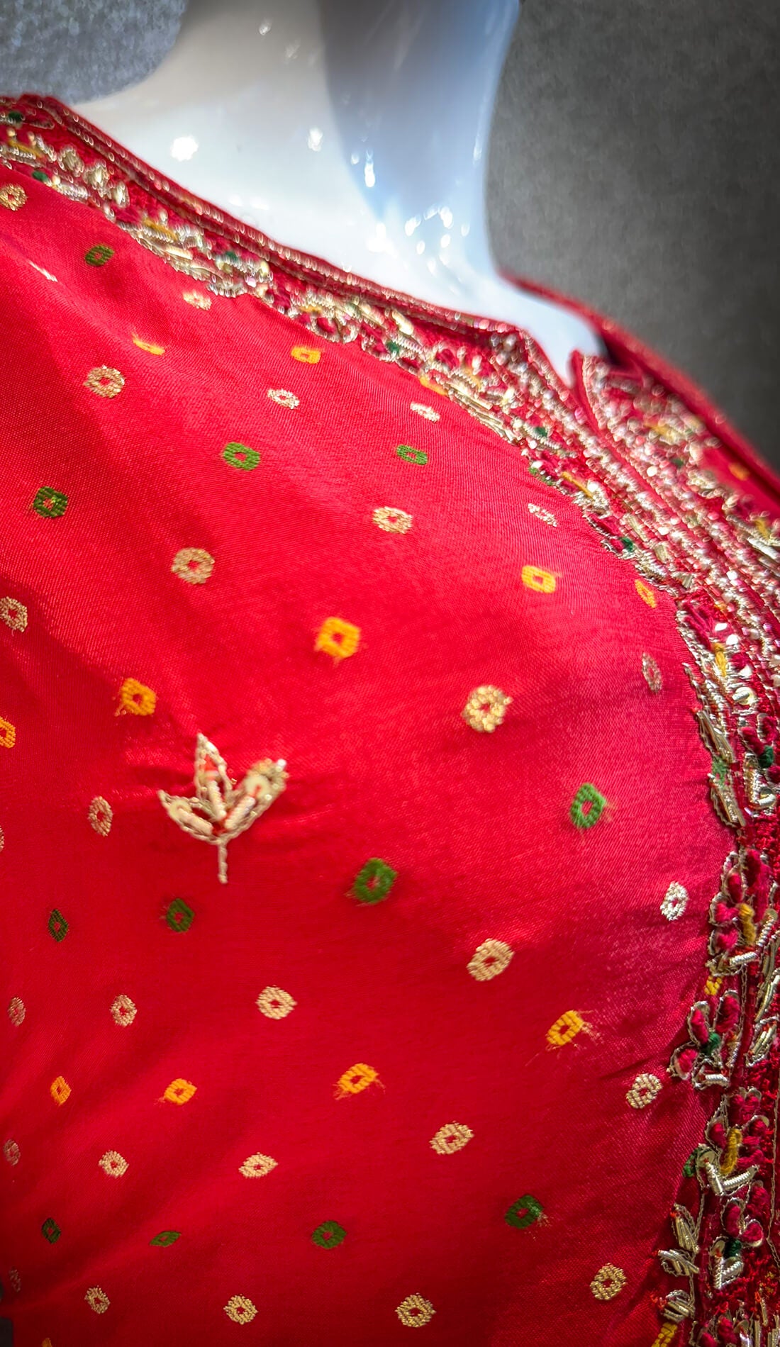 Embellished Work 3piece - Red