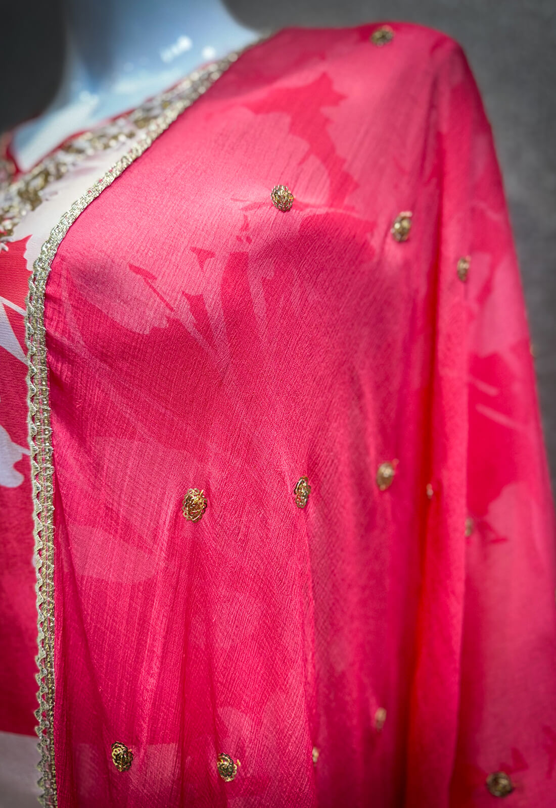 Embellished Work 3piece -  Warm Pink
