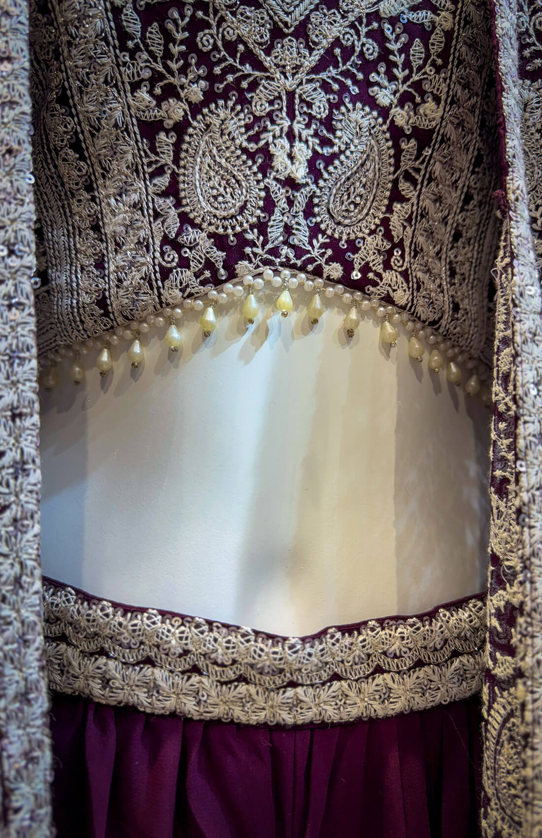 Embroidery Work 3 -peice - Melanzane