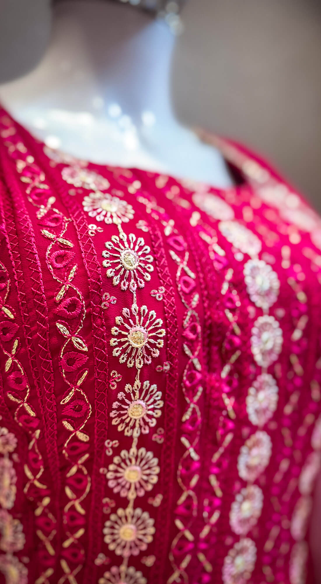 Gold Embroidery Work 3-peice