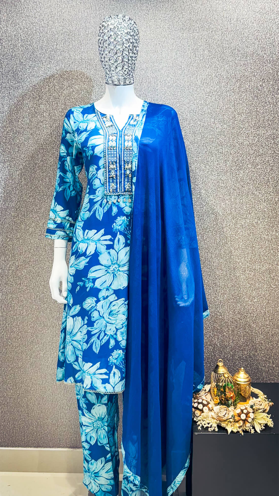 Gotta Pati Work 3piece - Blue