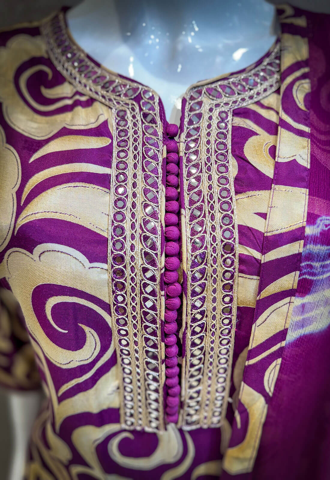 Hand Work 3piece - Purple