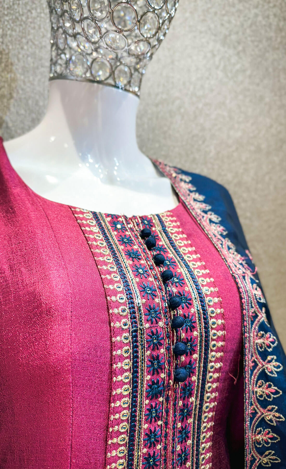 Hand Work 3piece - Cerise