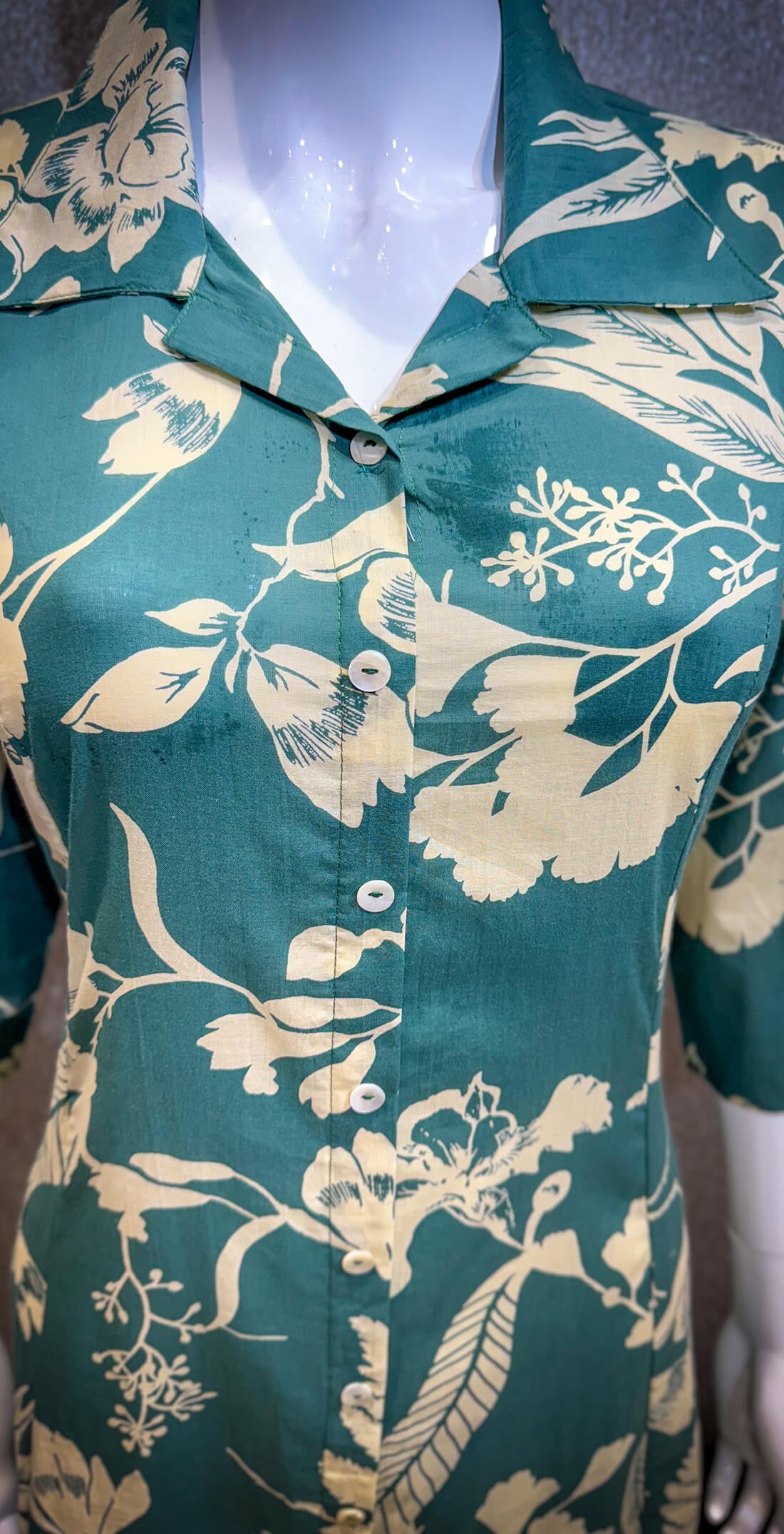 Printed Kurti -  Green