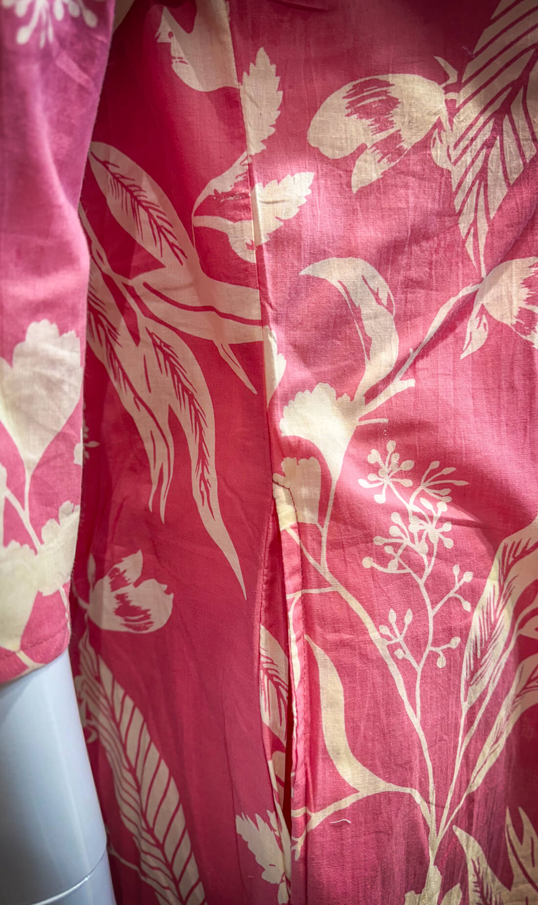 Printed Kurti -  Pinkish Red