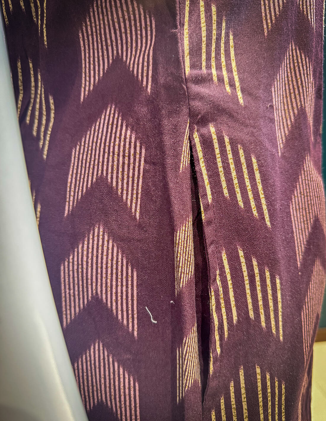 Printed Kurti -  Wine Berry