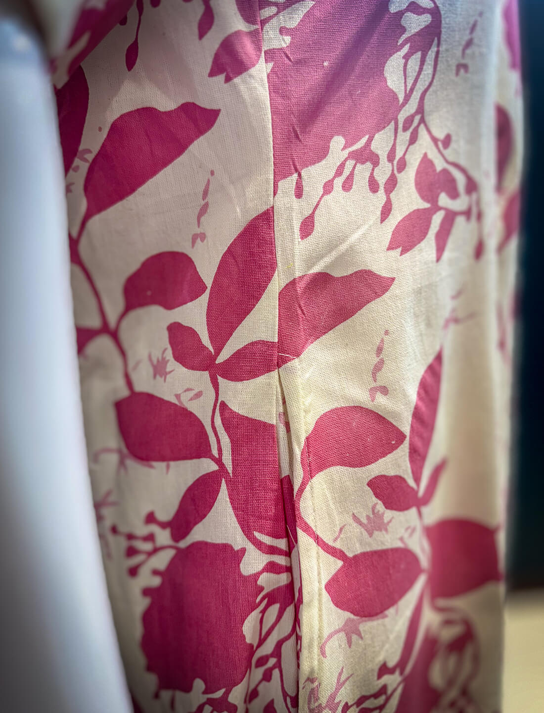 Printed Kurti - Yellow with Maroon