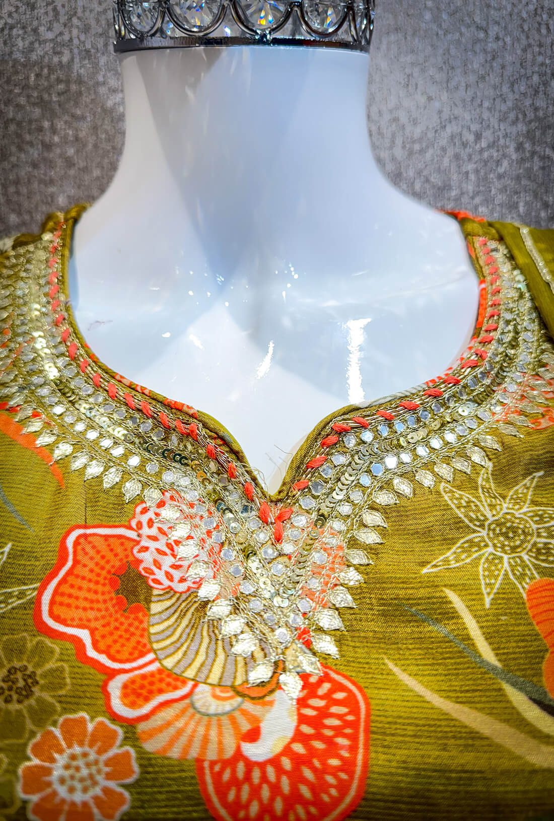 Printed  Suit 3 piece - Lemon Ginger